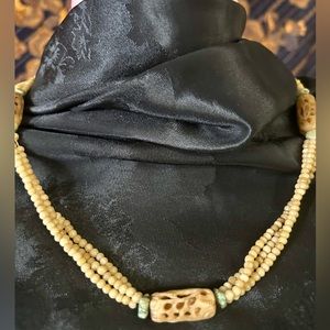 Vintage Native American Bone Necklace